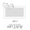 ART3 befúvó, elszívó rács 200x100mm ART3SW